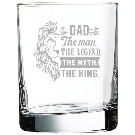 Fathers Day- 10.5 oz On the Rocks Glass