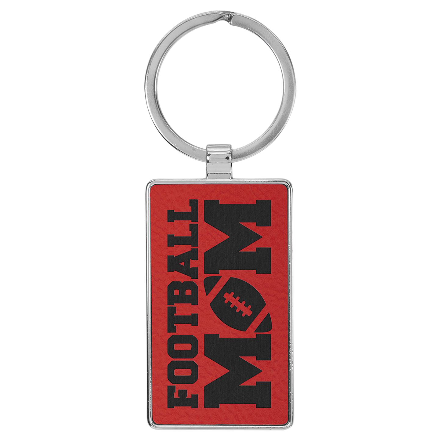 Personalized Leatherette Keychain